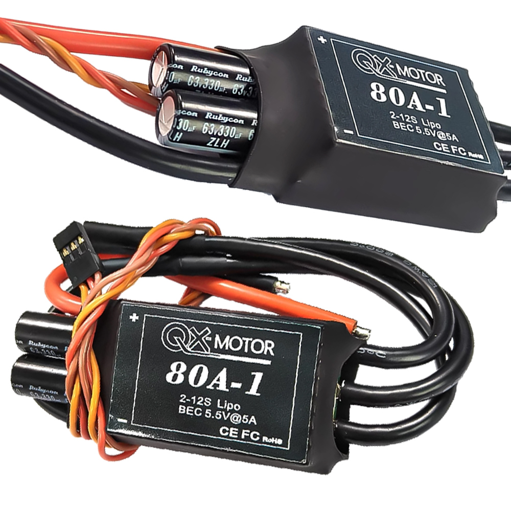 Drone Gimbal Controller - 80A 2-12S ตัวควบคุมความเร็วแบบไร้แปรงถ่านแรงดันสูงพร้อม 5.5V 5A BEC