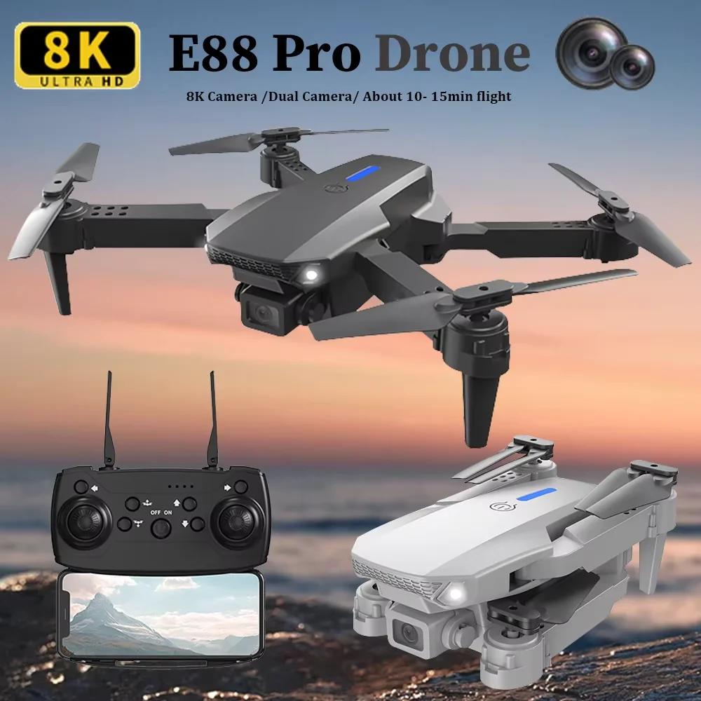 Eachine Drone E58 - 2025 E88 โดรน RC ระดับมืออาชีพ กล้องมุมกว้าง