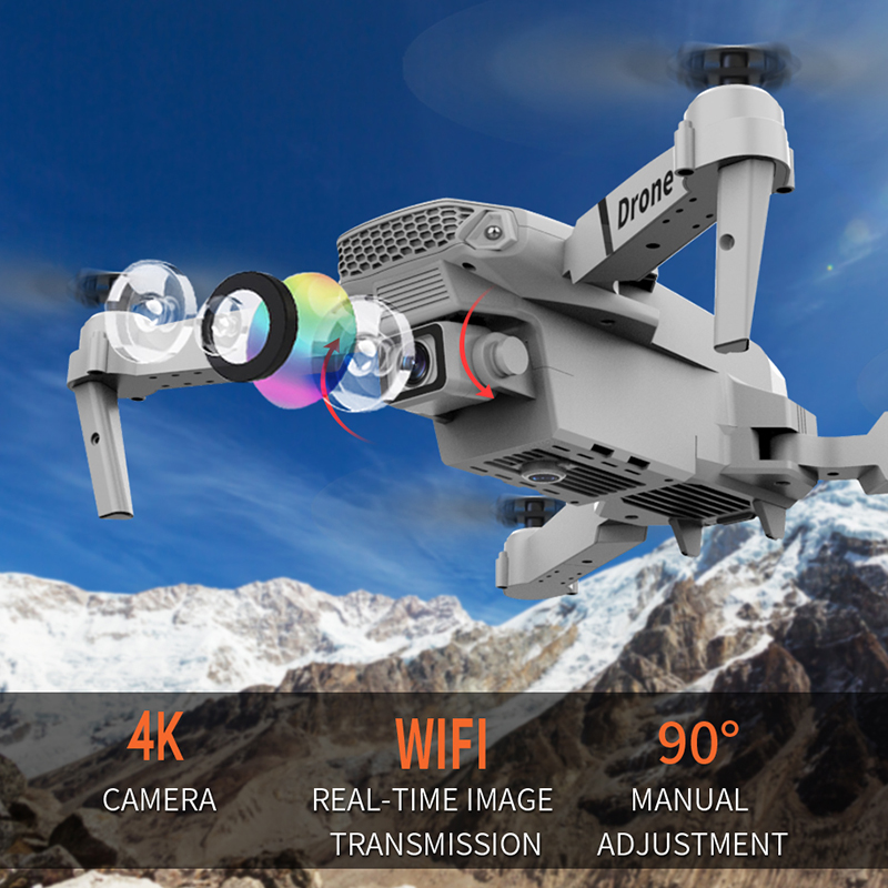 โดรนรุ่นใหม่ 2.4G RC ควอดคอปเต - Eachine Drone E58 บทวิจารณ์และราคา